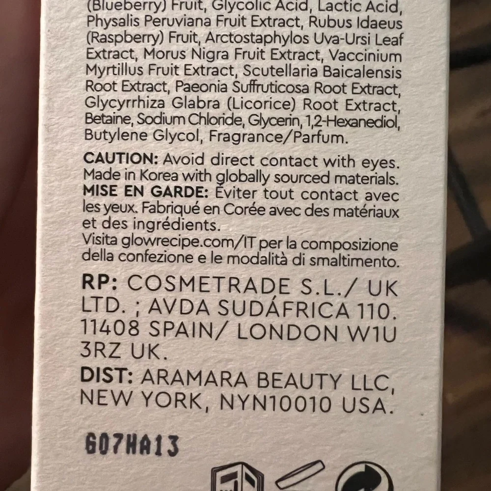 Glow Recipe Blueberry Bounce Gentle Cleanser - Brand new, unopened - 160mL - Picture 2 of 2